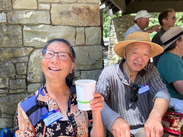 Barbara Uenaka and husband John Jow