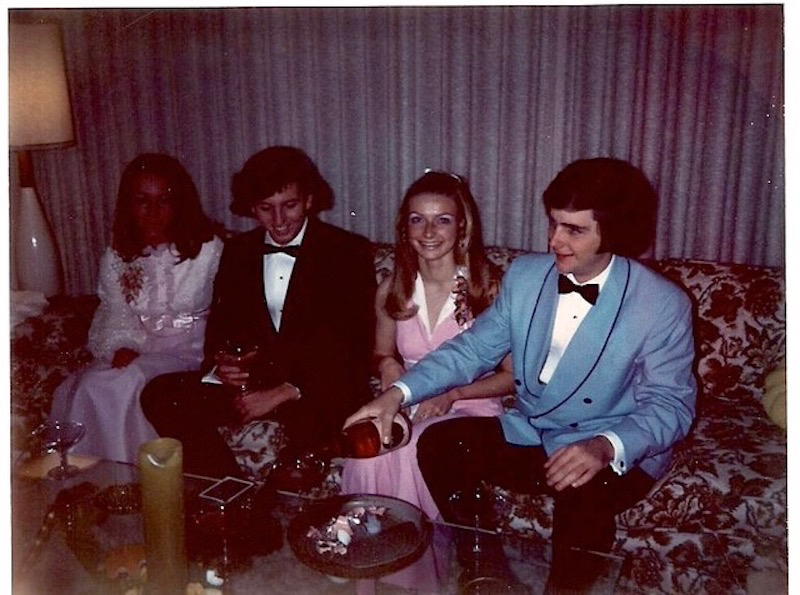 Senior Prom Sue Tilson, Jim DePriest, Sharon Petersen, Pat McBride
